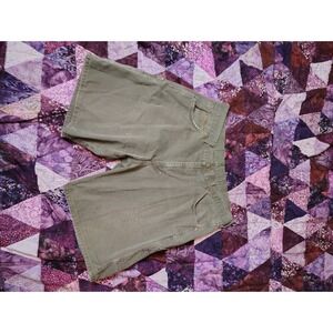 Vintage WALLS Carpenter Canvas Shorts Mens 36 Olive Green‎ Y2K Baggy 90s